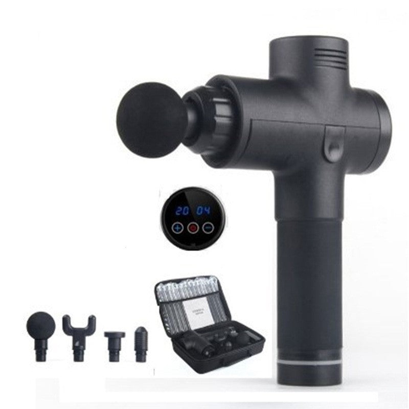Electric Vibrating Muscle Massager Gun – Quiet, High-Frequency 20-Speed Adjustable Therapy Gun for Deep Tissue Pain Relief & Muscle Recovery