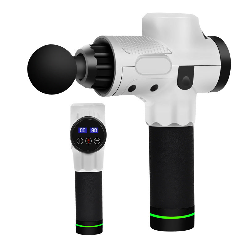 Electric Vibrating Muscle Massager Gun – Quiet, High-Frequency 20-Speed Adjustable Therapy Gun for Deep Tissue Pain Relief & Muscle Recovery