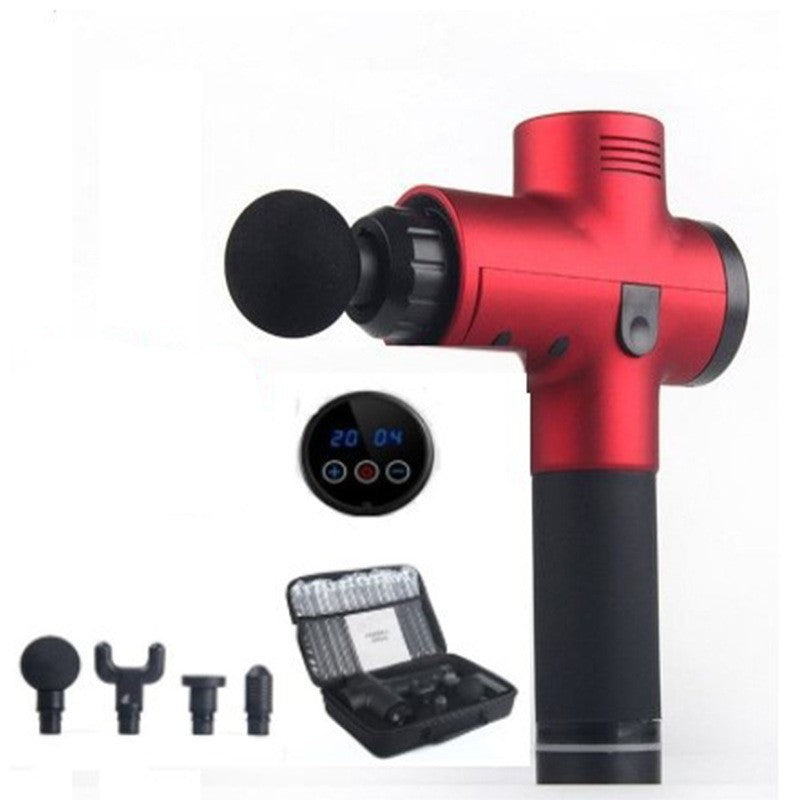 Electric Vibrating Muscle Massager Gun – Quiet, High-Frequency 20-Speed Adjustable Therapy Gun for Deep Tissue Pain Relief & Muscle Recovery