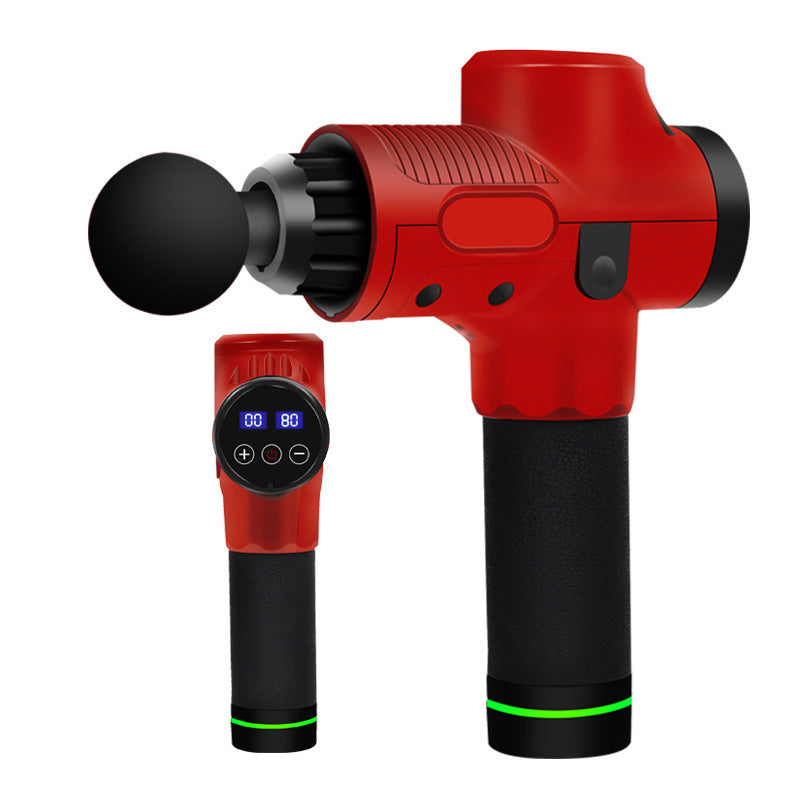 Electric Vibrating Muscle Massager Gun – Quiet, High-Frequency 20-Speed Adjustable Therapy Gun for Deep Tissue Pain Relief & Muscle Recovery