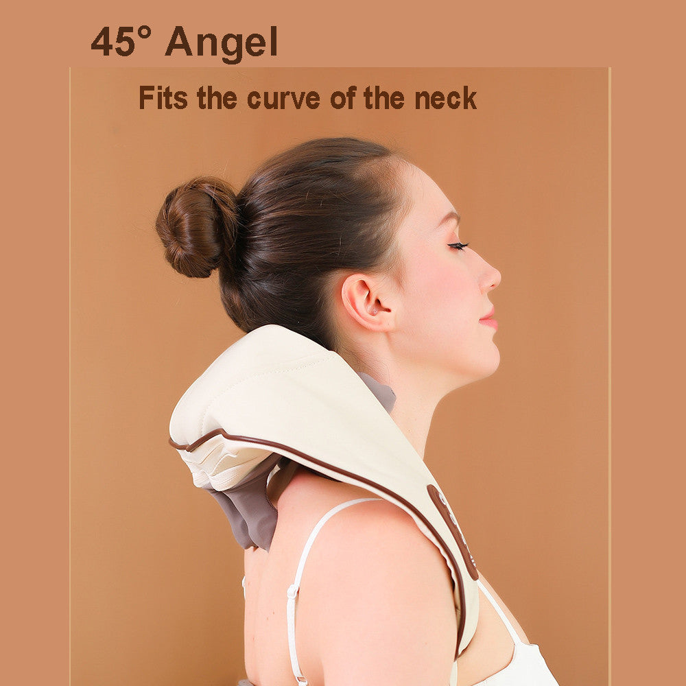 Electric Shoulder, Back & Neck Massager – Shiatsu Kneading Massage with Heat for Pain Relief and Relaxation